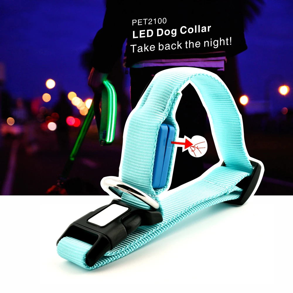 Classic Led Dog Collar Light Pet Collars 3in1 Light up LED Dog Collars
