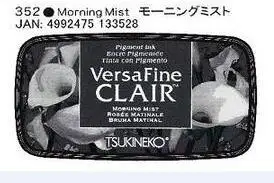 Tsukineko чернильные подушечки VersaFine CLAIR чернильные подушечки пигментные чернила быстрая сушка Япония - Цвет: 352