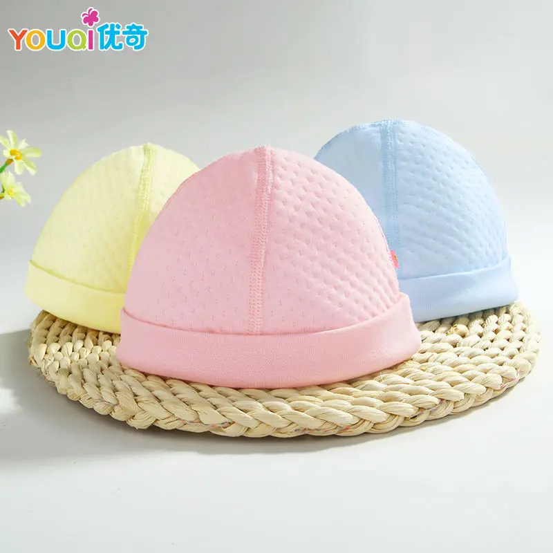 2Pcs/Lot Newborn Baby Cap Brand Cotton Quality Caps Baby Girls Boys