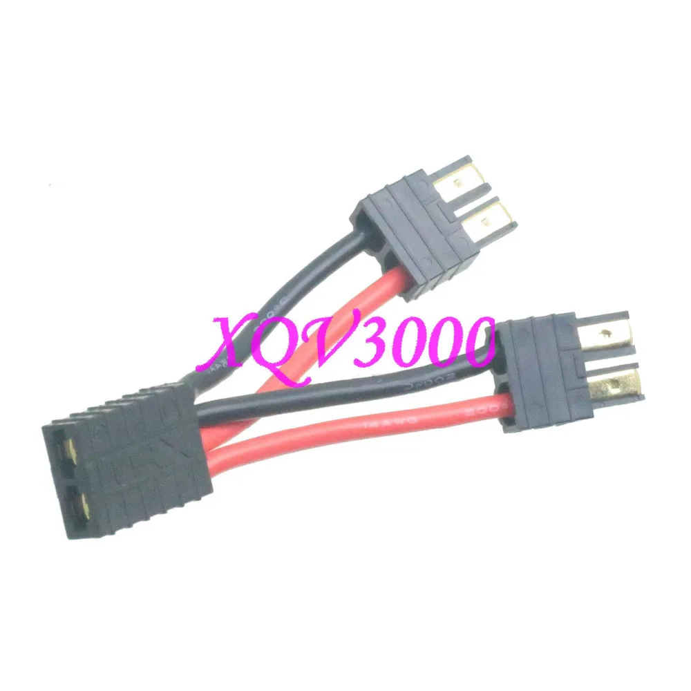 Traxxas 2 Male to 1 Female Parallel TRX Connector Adapter E Revo LiPO