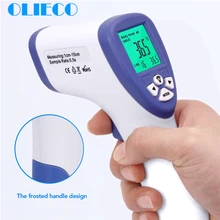 OLIECO Digital Automatic Infrared Forehead Non-contact Thermometer Gun Multi Function Baby Adult Temperature Measurement Device