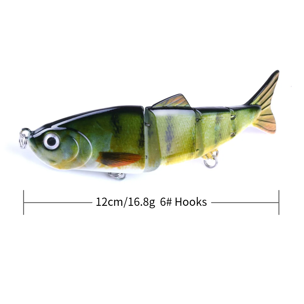 HENGJIA 1 шт. 16 8 г 4 шарнирных секции Рыболовная Приманка minnow рыболовная вобль