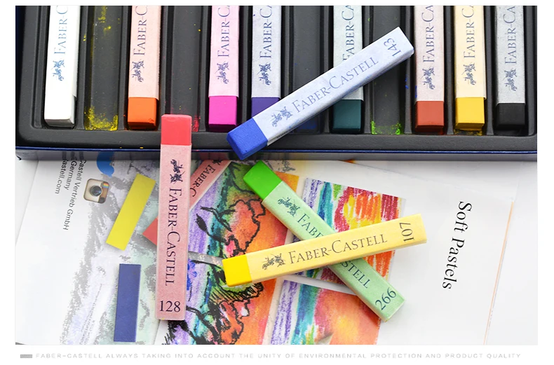 Faber Castell Книги по искусству Дизайн 12/24/36 Цвет Мел для рисования порошок палочки