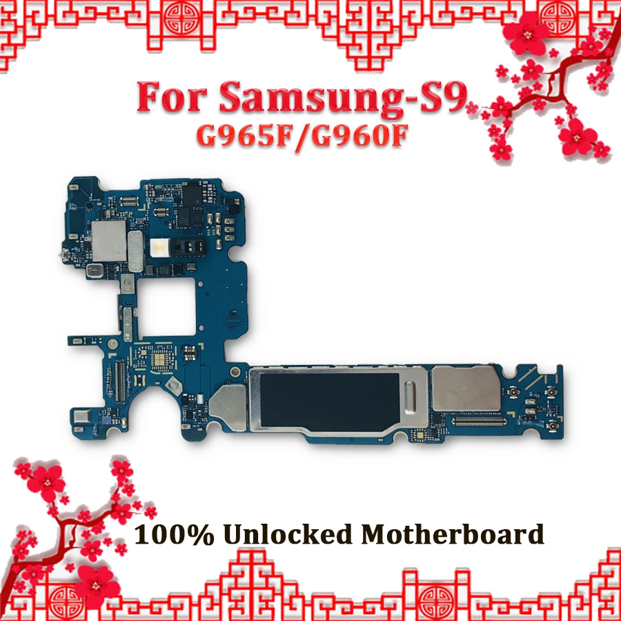 

TDHHX Full Working 100% Unlocked Motherboard Mainboard Logic Board For Samsung Galaxy S9 G965F G960F Motherboard With Full Chips