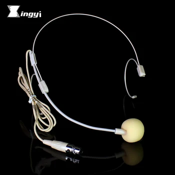 

Mini XLR 3 Pin TA3F Double Earhook Mic Headset Condenser Microphone For SAMSON Wireless Transmitter T32M AL300 AR300 CB288 CR288