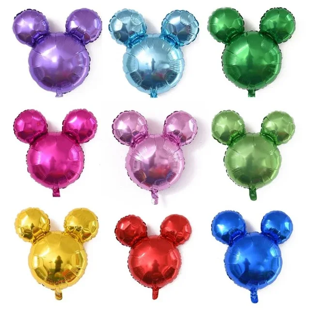 

5pcs Mickey Aluminum Foil Balloons Birthday Minnie Mickey Party Baby Hundred Days Minnie Mickey Head Cartoon Balloons Toys