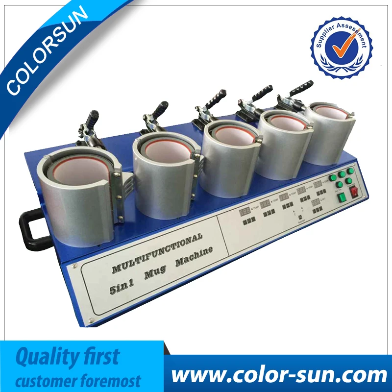

2017 hot selling mug heat press machine for 5in1 mug