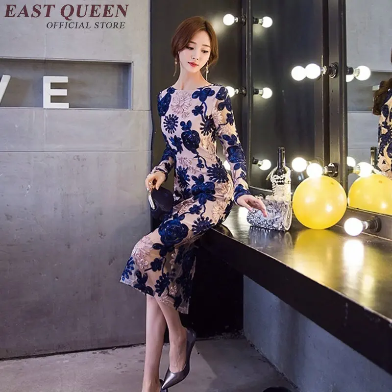 Новинка 2018 винтажное женское платье с вышивкой сзади разрезом мексиканское