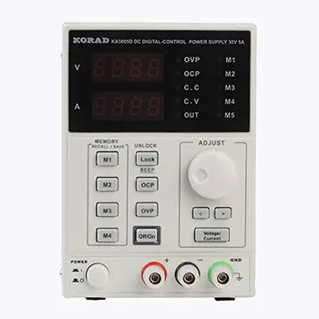

High quality KORAD KA3005D 0~30V 0~5A Precision Variable Adjustable DC Power Supply Digital Regulated Lab Grade for Phone Repair