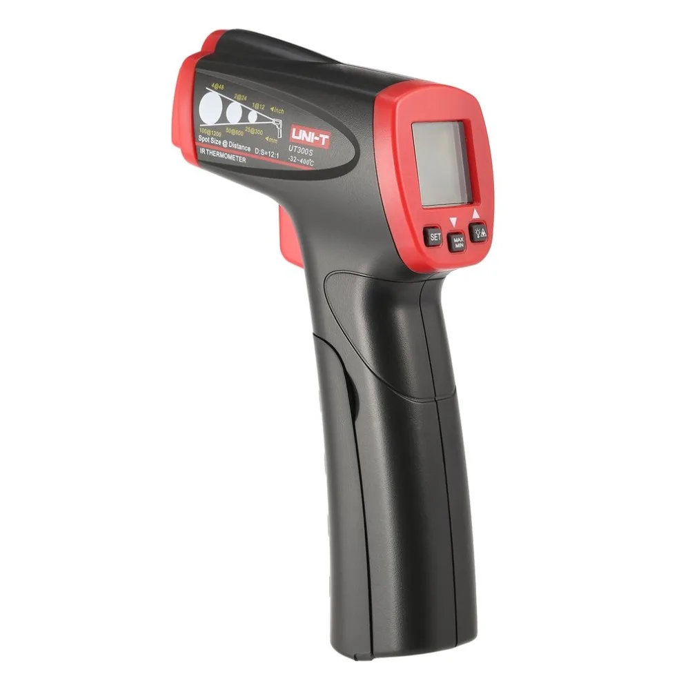 UNI-T UT300S Non-contact Digital Infrared Thermometer Gun Handheld IR Temperature Tester Industrial Pyrometer -32~400 degree | Инструменты