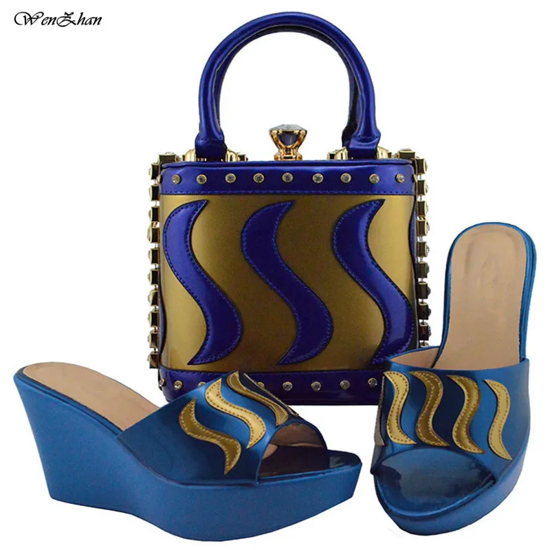 Neueste 38 B810 Tasche Und Frauen Set Party 23 Weiß Italienische Sandalen Schuhe Afrikanische 42 Mit Lila Passenden rqwrfZx