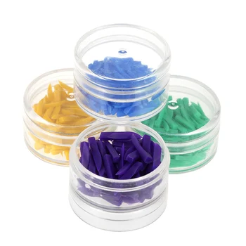 

400Pcs 4 Size Disposable Medical Dental Materials Wedges Plastic Dental Wedges Oral Hygiene Teeth Filling Tools for Dentist