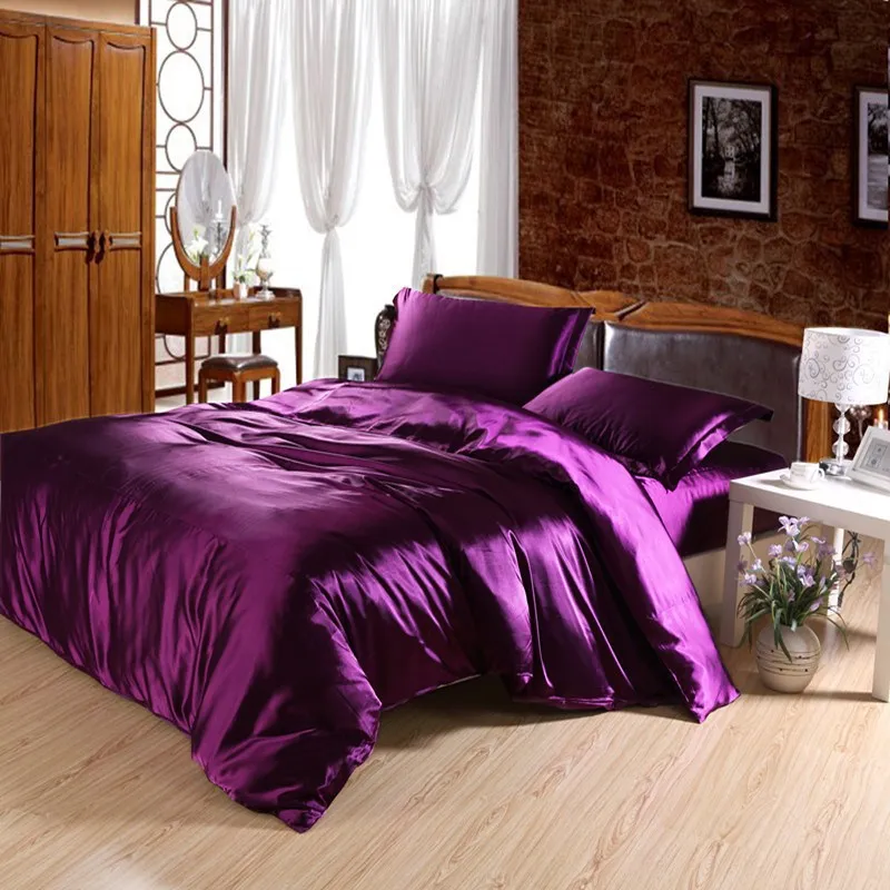 Silk Bedding Luxury Comforter Sets King Size European Bedding