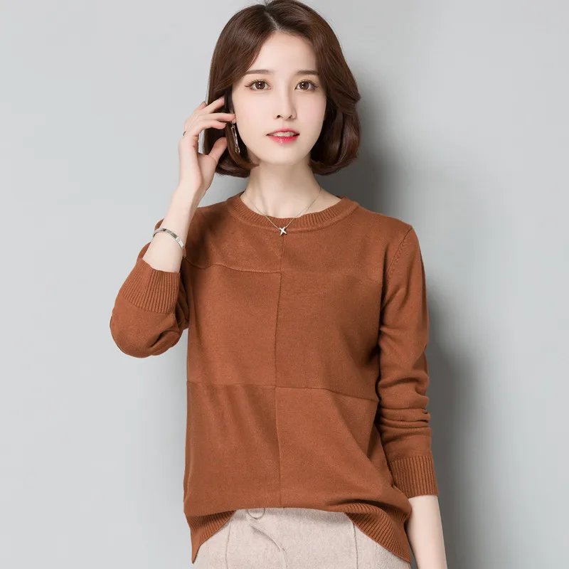 

2018 new Autumn Winter Women's fleece thin Pullovers Sweater