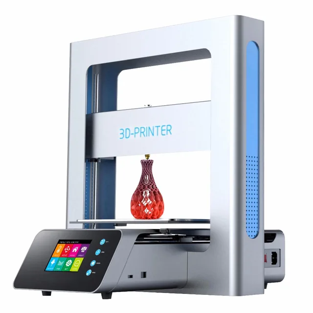 Cheap 2018 High Quality Touch LCD High Precision 3D Printer Machine Display One Step Assembly Full Metal Auto Leveling 3d printer