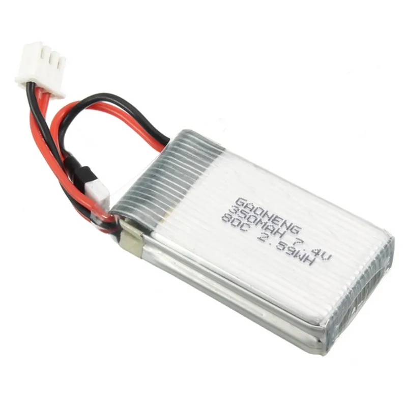 

Hot New Rechargeable Lipo Battery Gaoneng GNB 7.4V 350mAh 2S 80/160C Lipo Battery White Plug For RC Model