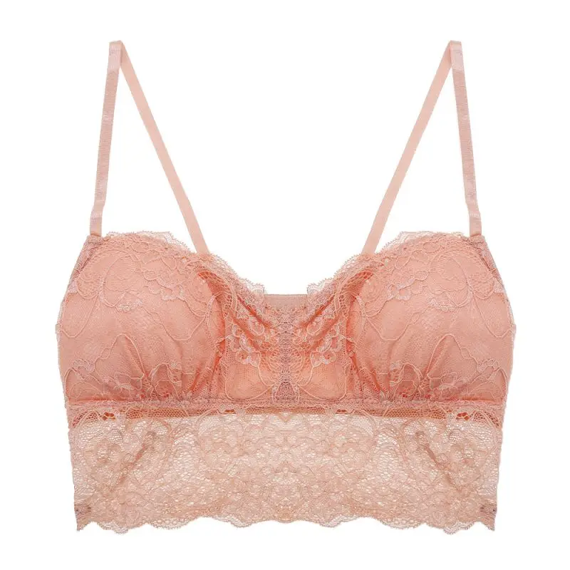 Women Wrapped Top Bras Wrap Up Thin Shoulder Strap Seamless Beautiful