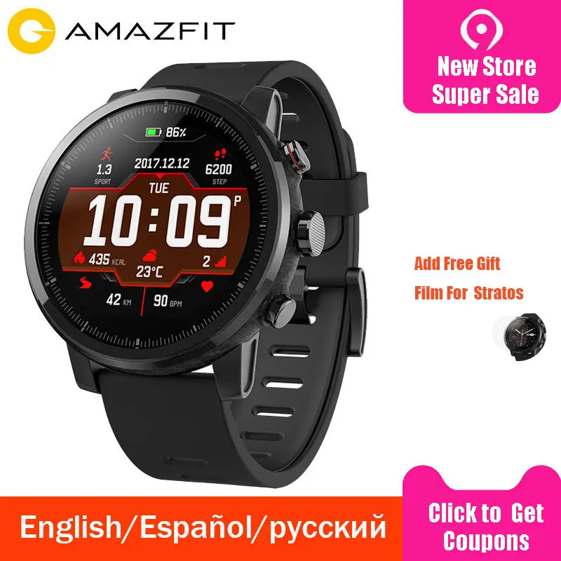 Huami Xiaomi Amazfit 2 Amazfit Stratos 2 S Smart Watch...