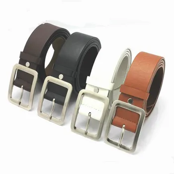 

2019 High Quality Luxury Brand Classic Explosion Models Korean Fashion Leisure Wild Alloy Pin Buckle Unisex Belt Men Women Belts