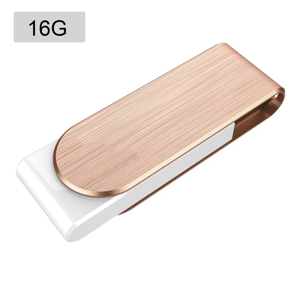 Kopen F50 High Speed USB 3.0 Flash Drive Pen Drive Flash Memory Disk Metalen USB Stick Gold 16g Voor PC tablet