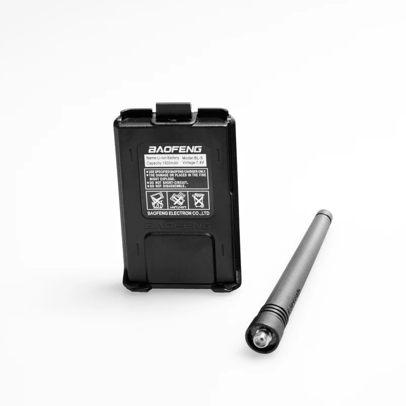 (2 PCS)Baofeng UV5RA Ham Two Way Radio walkie talkie Dual-Band Transceiver (Black)