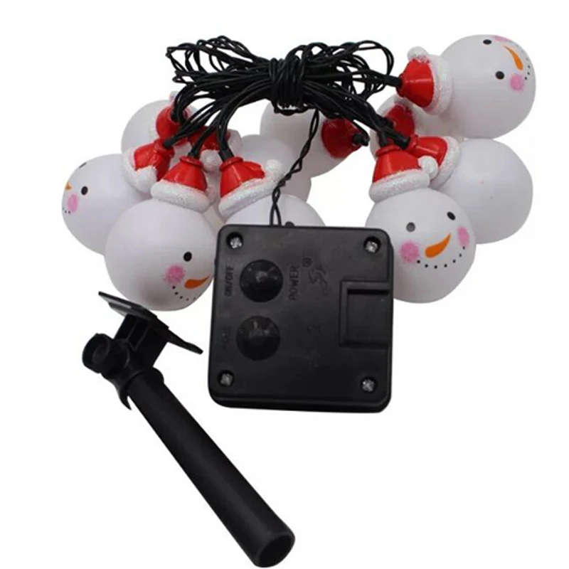 Led Solar Light Outdoor Bulbs Solar Lights for Garden Decoration Christmas Snowman Light String Holiday Party Decorate Lamps (5)