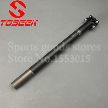 

Toseek Carbon Fiber Toray 3K T800 Light Seat post MTB Tube Seatpost Road Bike 27.2/30.8/31.6X350/400MM Bicycle Accessories