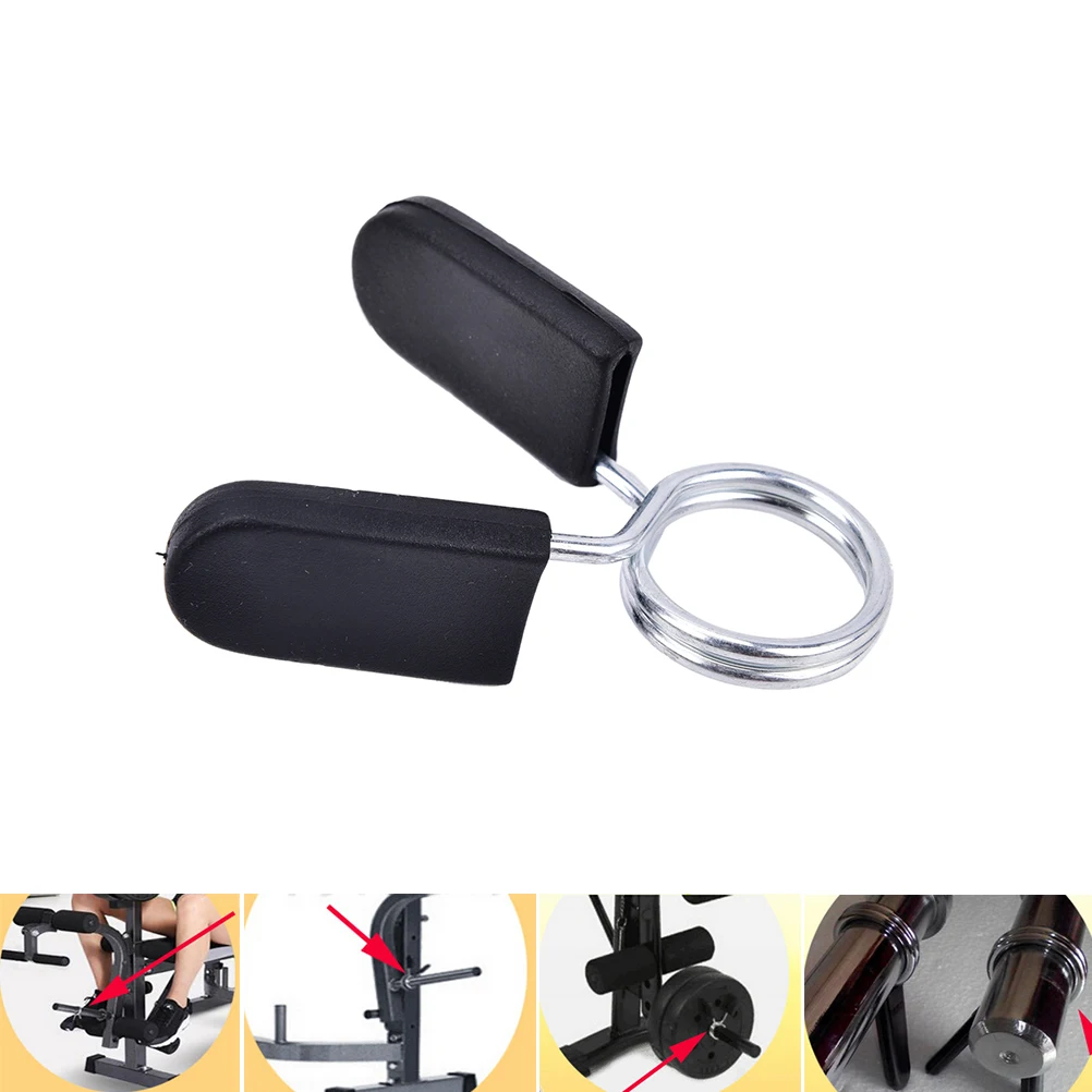 1 Pc Standard 25mm Spring Clamp Collar Clips for Weight Lifting Bar Dumbbell
