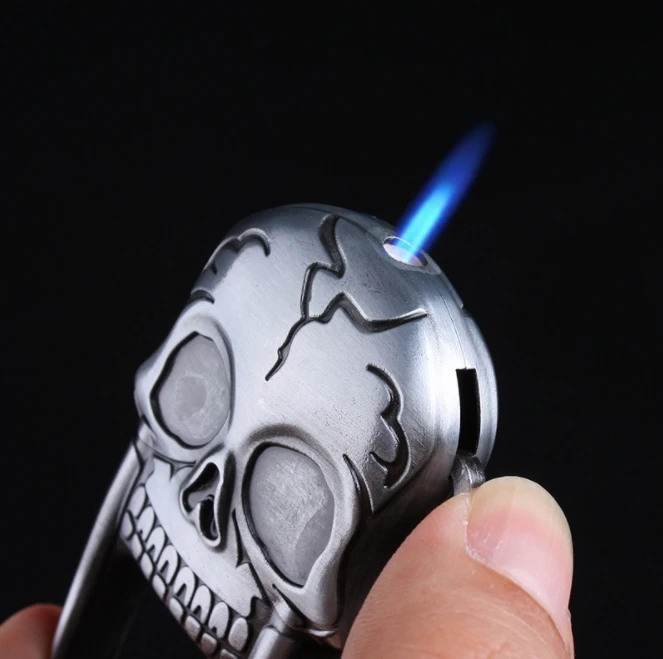 Новинка Ретро бронзовые металлические колесные газовые зажигалки для сигарет