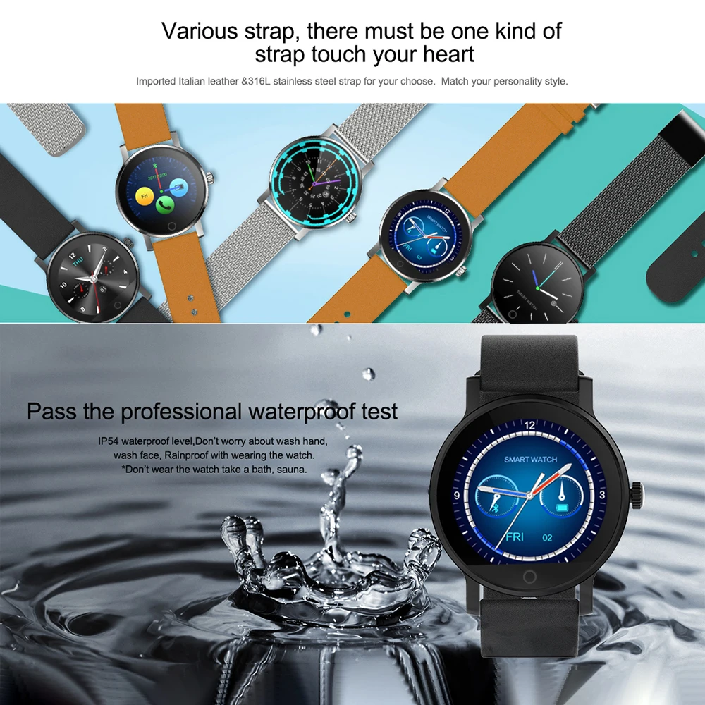 Спортивные Смарт-часы фитнес-трекер для измерения сердечного ритма шагомер