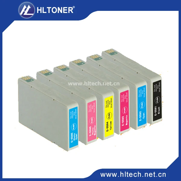 

6pc/set ink cartridge T5591 T5592 T5593 T5594 T5595 T5596 Compatible for E Stylus Photo RX700 PRINTER