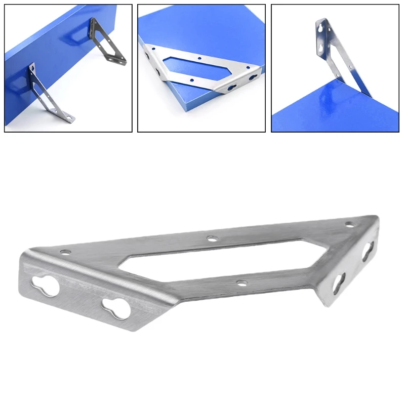 

4PCS/Lot Stainless Steel Support Right Angle Code Fixed Bracket Corner Braces *dls*