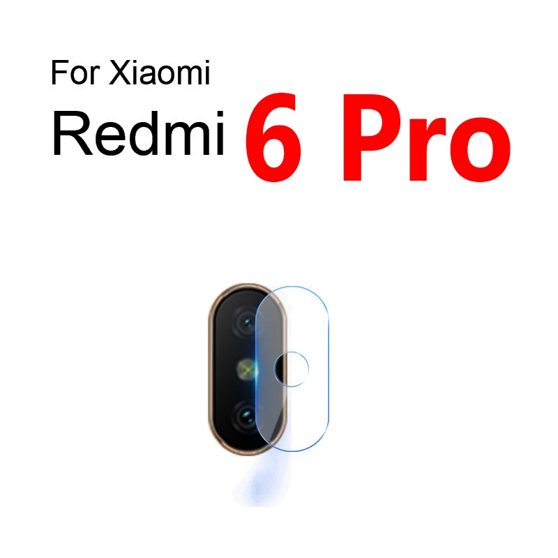 3-1 шт Стекло для Xiao mi Red mi Note 7 6 Pro 6A задняя камера объектив Защита экрана для Xiaomi mi 9 SE mi 8 Lite mi 8 mi 9 чехол пленка - Цвет: For Redmi 6 Pro