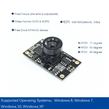 1 Megapixel 720p HD MINI Camera Module Free Drive NT99141 Sensor With 40cm Usb Cable 1mp 720p hd ov9712 ominivision 6mm megapixel lens cctv hd board industrial cmos usb camera module for machine visions robotics