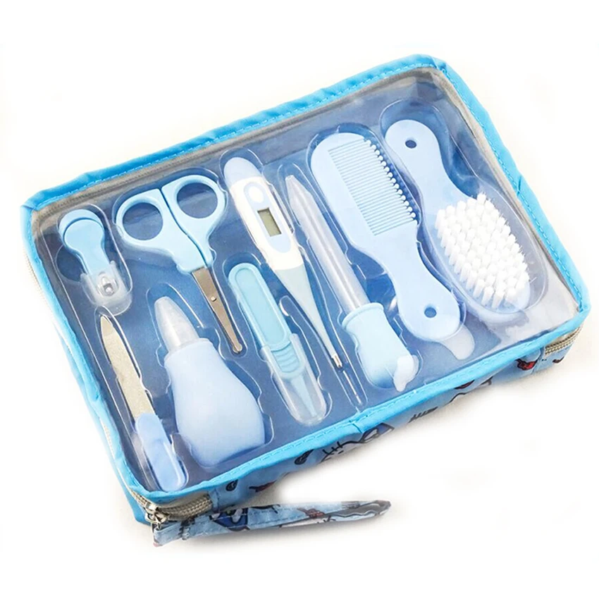 Kit De Soins De Sante Pour Bebe Kit De Soins De Sante Pour Nouveau Ne Soins Quotidiens Essentiels Pour Nourrissons Kit De Manucure Pour Produits De Sante Pour Bebe 9 Pieces Ensemble