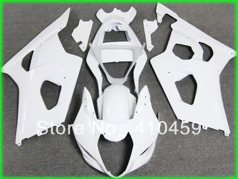 

ABS Plastic Fairing kit for SUZUKI GSXR1000 GSX-R1000 GSXR 1000 K3 03 04 2003 2004 complete white Fairings body kit SM18