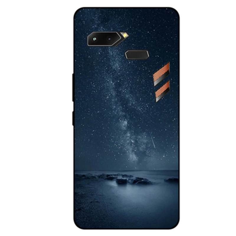 Чехол для ASUS ROG game мягкая задняя крышка с изображением звездного неба ZS600KL Z01QD