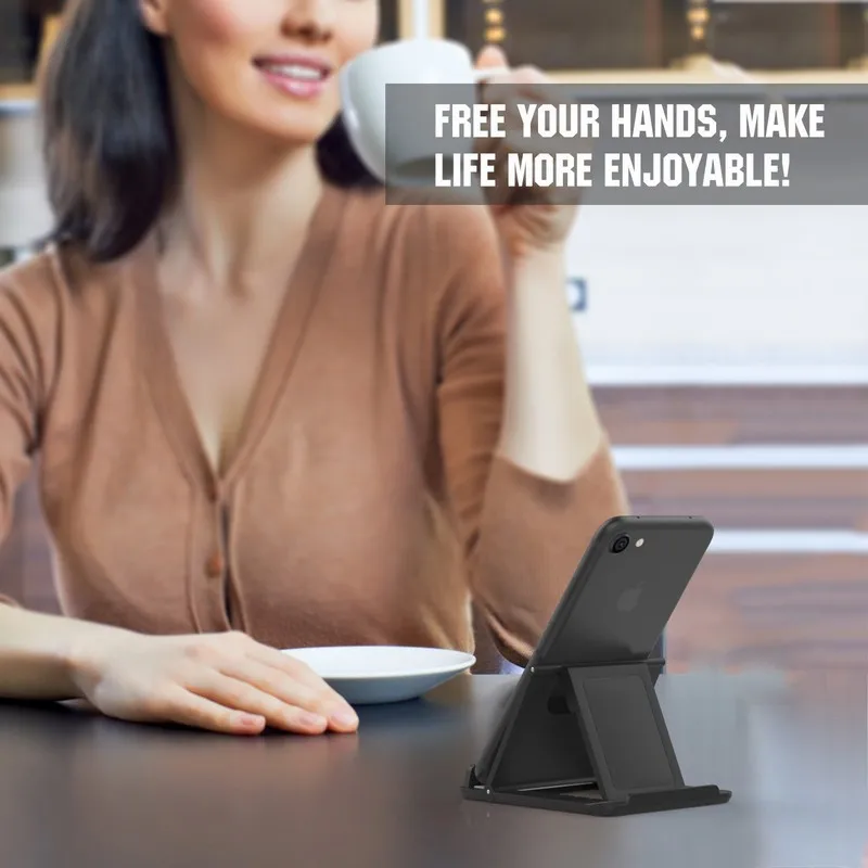 2PCS Portefeuille Cell Phone Stand Tablet Desktop Holder for Xiaomi Redmi 4x iPhone 7 Plus Samsung Galaxy S8 Smartphone Suporte (6)