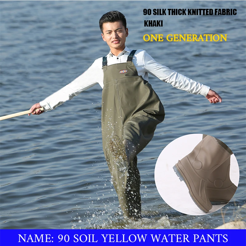 

Waterproof Fishing Wader Bootfoot PVC Wader Nylon Fishing & Hunting Waders with Boots for Men and Woman