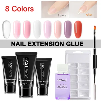 

High Quality Nail Extension Gel Art Pen Tips Mould Kit Builder Makeup Tool Fashion for Women