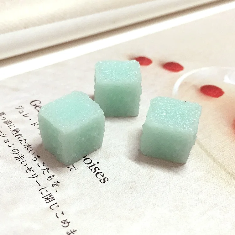 100pcs/lot resin flat back colorful candy sugar 12mm crafts for DIY For Hair Cellphone Decoration