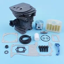 40mm Cylinder Piston Air Filter Gasket Seal Kit For Husqvarna 340 345 350 E & EPA Chainsaw Replacement Parts 45mm cylinder piston clutch drum air filter kit for husqvarna 51 55 rancher chainsaw motor spare parts