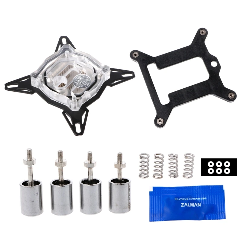 

PC Water Cooling Kit G1/4" Base Inner Channel PC Water Cooling Block For Intel 775/1150/1155/1156 CPU