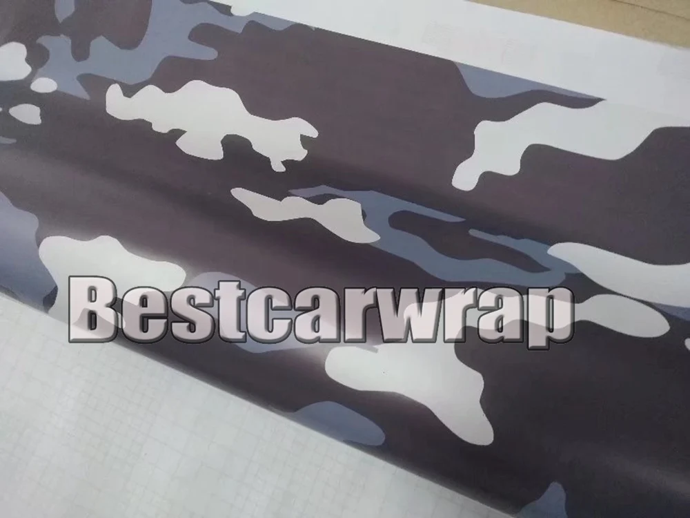 399 blue grey camo vinyl car wrapping vinyl sticker foil Truck Boat Full Covering coating Film (1)