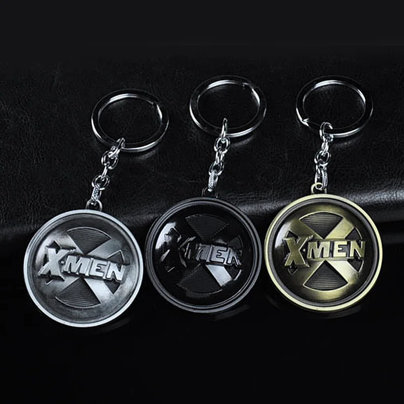 

Fashion X-Men Keychain For Man Trinket Vintage Silver Men's Key Chain Ring Bag Key Holder Car Keyring Souvenirs Jewelry Gift