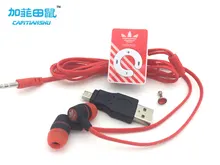 fashion Mini Clip MP3 Player Supporting TF Card With Earphone & Mini USB portable sports Music mp3 player