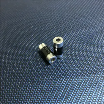 

200Pcs Dia 4MM Metal Carbon Fiber Headphone Audio Movement Part Splitter Adapter For DIY Custom Earphones Splitter