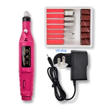 Шлифовальная ручка абразивная пилка для маникюра Многофункциональный Педикюр Электрическая Дрель Инструменты для домашнего искусства машина полировщик ногтей
