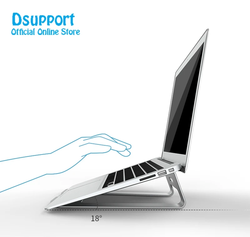 

Laptop Cooling Stand Ergonomic Viewing Angle Holder Support 11-15 inch Notebook Design for Macbook