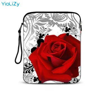 

rose print 9.7 inch laptop bag customize tablet Case protective Cover notebook sleeve For iPad Air 2 for ipad pro 9.7 IP-9317